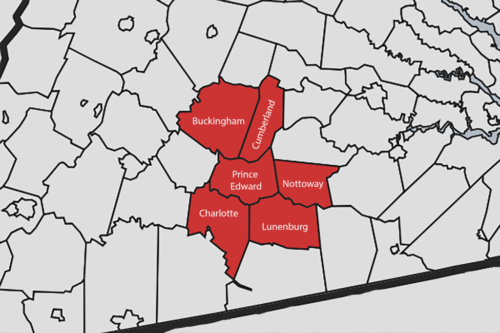 VHREDA County Map