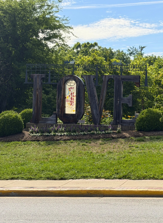Prince Edward County LOVE sign